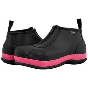 Bogs Mens Overshoe Zip Work Shoes US 9 EU 42 Black Composite Toe Waterproof NIB